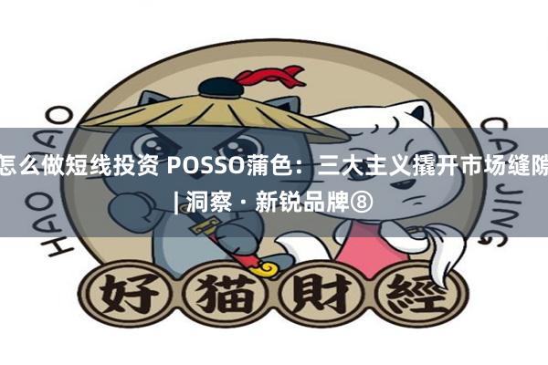 怎么做短线投资 POSSO蒲色：三大主义撬开市场缝隙| 洞察 · 新锐品牌⑧