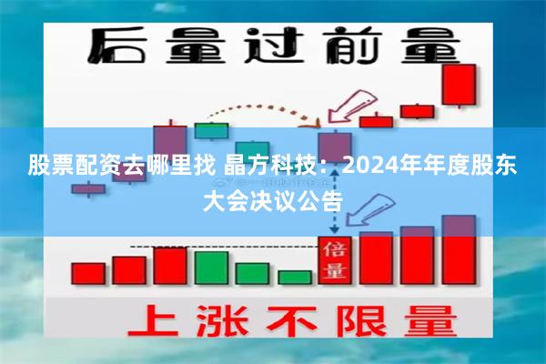 股票配资去哪里找 晶方科技：2024年年度股东大会决议公告