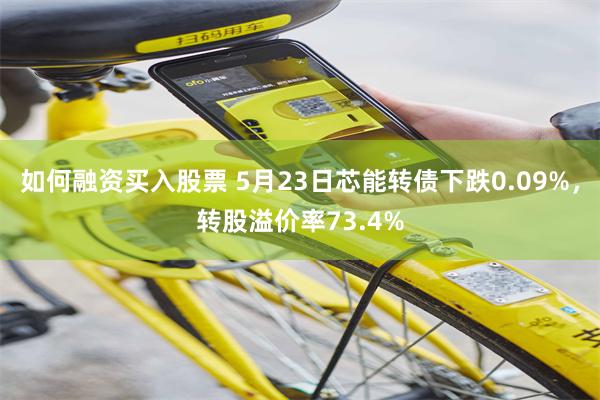 如何融资买入股票 5月23日芯能转债下跌0.09%，转股溢价率73.4%