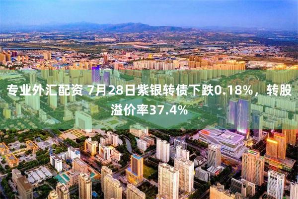专业外汇配资 7月28日紫银转债下跌0.18%，转股溢价率37.4%