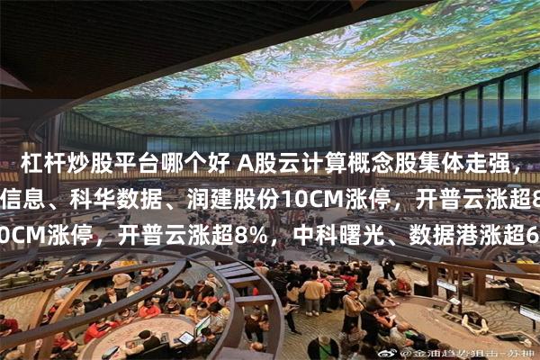 杠杆炒股平台哪个好 A股云计算概念股集体走强，易华录涨超12%，特发信息、科华数据、润建股份10CM涨停，开普云涨超8%，中科曙光、数据港涨超6%