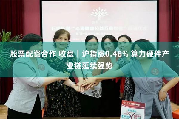 股票配资合作 收盘｜沪指涨0.48% 算力硬件产业链延续强势