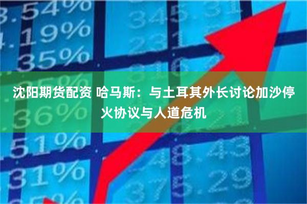 沈阳期货配资 哈马斯：与土耳其外长讨论加沙停火协议与人道危机