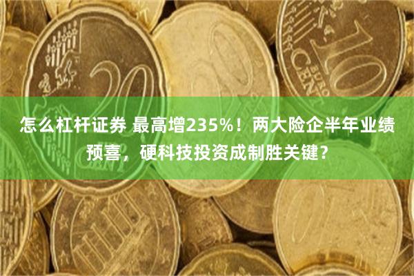 怎么杠杆证券 最高增235%!两大险企半年业绩预喜,硬科技投资成制胜关键?