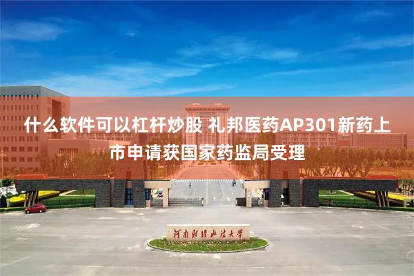 什么软件可以杠杆炒股 礼邦医药AP301新药上市申请获国家药监局受理