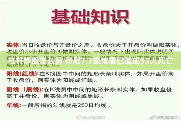 杠杆炒股怎么算 印尼7.7级地震已造成53人死亡