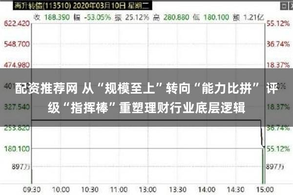 配资推荐网 从“规模至上”转向“能力比拼” 评级“指挥棒”重塑理财行业底层逻辑