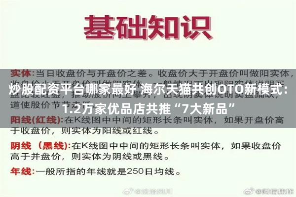 炒股配资平台哪家最好 海尔天猫共创OTO新模式：1.2万家优品店共推“7大新品”