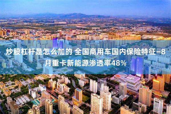 炒股杠杆是怎么加的 全国商用车国内保险特征—8月重卡新能源渗透率48%