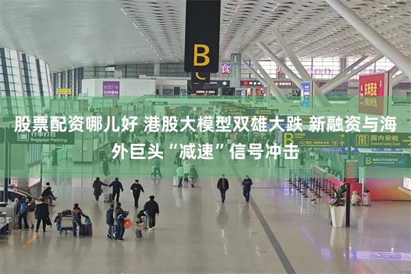 股票配资哪儿好 港股大模型双雄大跌 新融资与海外巨头“减速”信号冲击